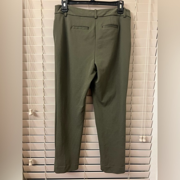 Liz Claiborne Green Cropped Dress Pants Size 6 Petite - 6P - Picture 6 of 9